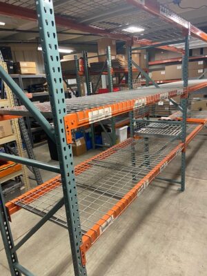 36” Deep x 92” Long (Choice Of Heights) Teardrop Pallet Rack Shelving - Used
