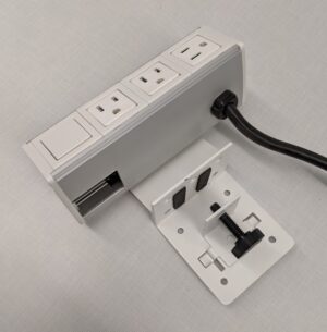 Alternative view of Haworth Desk-Clamp Power Hub - Used