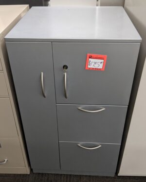 Herman Miller Silver Combo Storage Multi-File Cabinet - Used