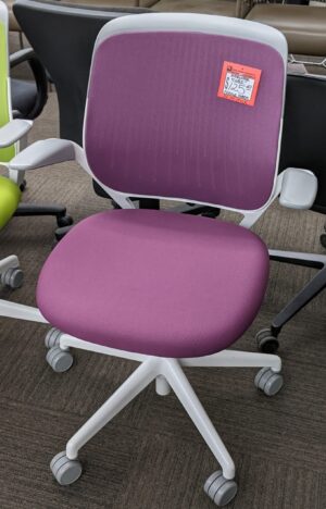 Steelcase Cobi Purple Fabric Office Chair - Used