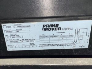 Alternative view of #030 Raymond OPX30 Forklift - Used