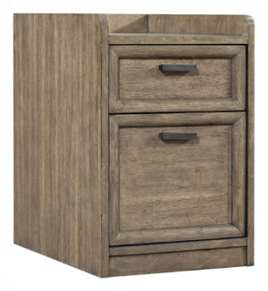 Aspenhome Trellis Desert Brown Rolling File Cabinet - New