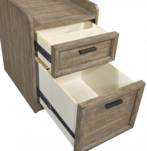 Aspenhome Trellis Desert Brown Rolling File Cabinet - New - Image 3