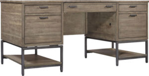 Aspenhome Trellis Desert Brown Open Ped Desk - New