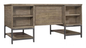 Alternative view of Aspenhome Trellis Desert Brown Open Ped Desk - New