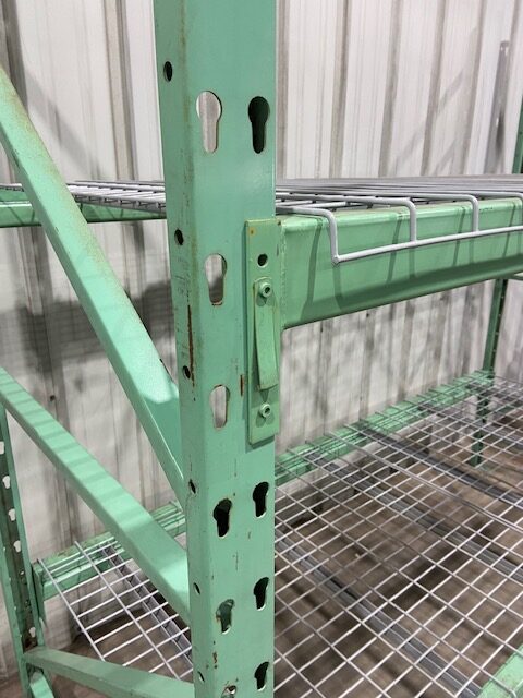 42” Deep x 96” Long (Assorted Heights) Frick Galliger Pallet Rack Shelving - Used - Image 2