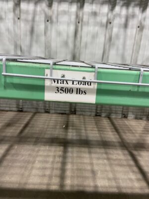 42” Deep x 96” Long (Assorted Heights) Frick Galliger Pallet Rack Shelving - Used - Image 3