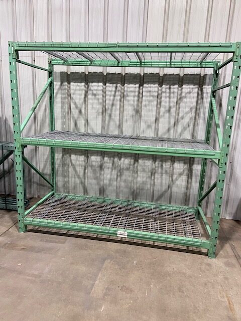 42” Deep x 96” Long (Assorted Heights) Frick Galliger Pallet Rack Shelving - Used