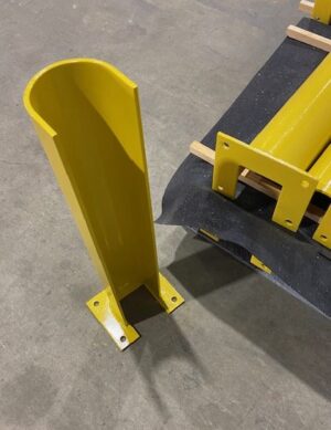 **Call For Availability** 24" Pallet Rack Frame Protector (Yellow) - Used
