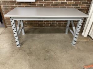 Maximus 34"x72" Workbench with USED Lyon 2" Thick Gray Laminate Top