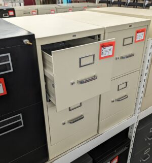 HON Putty 2-Drawer Vertical File - Used