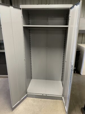 Alternative view of Lyon Scratch & Dent Grey Wardrobe Cabinets - New Surplus