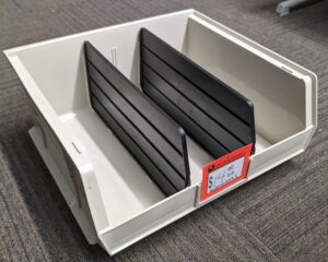Akro-Mils Akrobins Plastic Storage Bins w/ Dividers - New Surplus