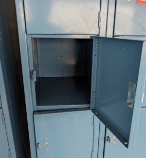 Alternative view of Blue 12"W x 18"D x 12"H Cubicle Lockers (Sets of 18) - Used