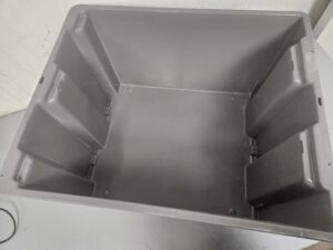 LEWISBins SN2420-12 Polyethylene Container 24"L x 20"W x 13"H, Gray - New Surplus - Image 4
