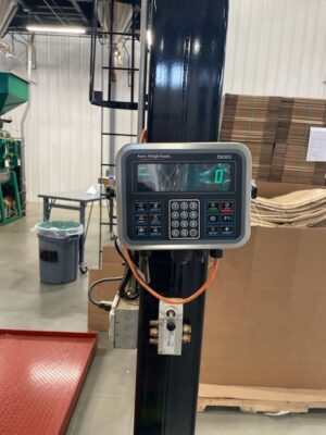 B-Tek BT-6060-4K-FEFS-TA 5'x 5' Pallet Scale With Ramp & Weigh-Tronix Monitor - Slightly Used - Image 6