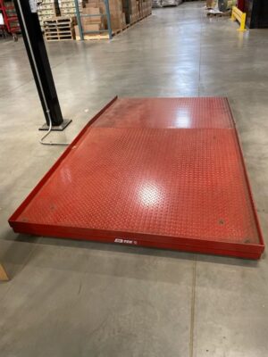 B-Tek BT-6060-4K-FEFS-TA 5'x 5' Pallet Scale With Ramp & Weigh-Tronix Monitor - Slightly Used - Image 7
