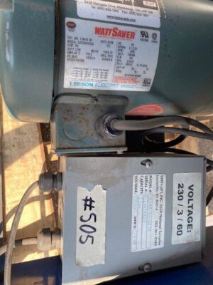 Alternative view of Verti-Lift 2000# Capacity 26"x72" Electric Lift Table w/Foot Control Welter #505 - Used