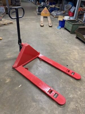 5000# Rite-Way Pallet Jack (For Use With 4-way Pallets) Welter #L01 - Used