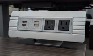 Byrne Silver Edge-Mount Power Distribution Unit w/ USB Ports- Used