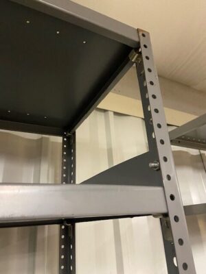 18"x36" (7'-3" or 8'-3" Tall) Steel Shelving w/7 Shelves - Used - Image 3