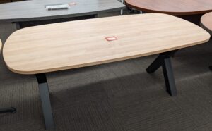 NDI Aspen 6' Conference Table w/ Black X-Legs - New