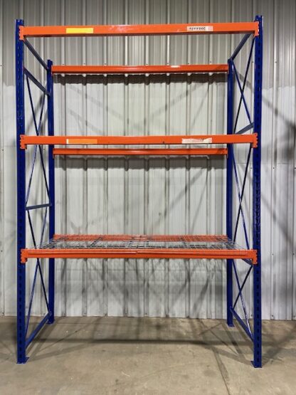 42” Deep x 96” Long (10'-0" Tall) Keystone Pallet Rack Shelving - Used