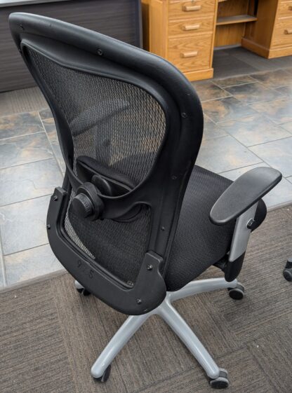 9 To 5 Mesh Back Silver Frame Task Chair - Used - Image 2