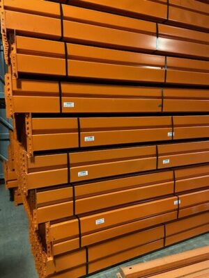 Unarco 132" x 6" Face (5500# Rated Capacity) Teardrop Style Beam - Used