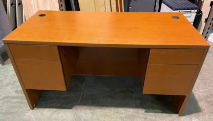 HON 10500 Series 30"x60" Henna Cherry Laminate Desk - Used