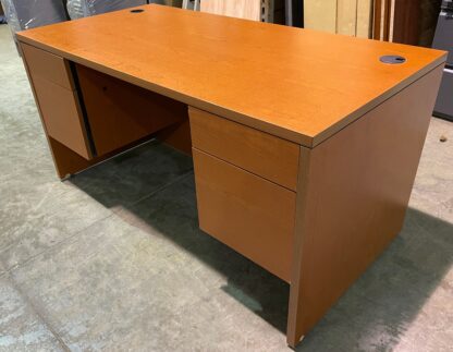 HON 10500 Series 30"x60" Henna Cherry Laminate Desk - Used - Image 2