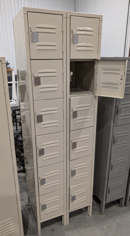 Putty 12"W x 18"D x 12"H 6-Tier Pigeon Hole Lockers - Used - Image 2