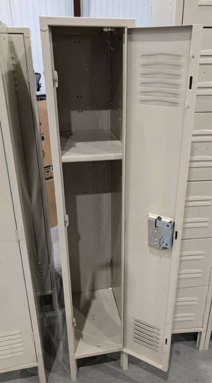 Putty 12"W x 18"D x 60"H Single Lockers - New Surplus - Image 2