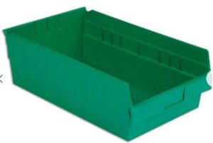 Lewis Shelf Bins 18"x11"x6" SB1811-6SE Green - New Surplus