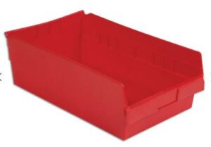 Lewis Shelf Bins 18"x11"x6" SB1811-6SE Red - New Surplus