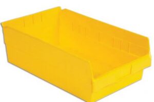 Lewis Shelf Bins 18"x11"x6" SB1811-6SE Yellow - New Surplus