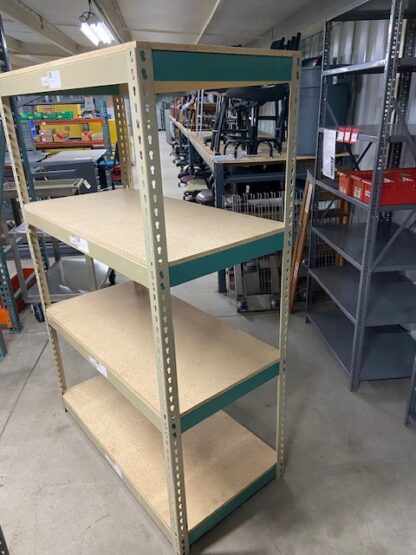 24” Deep x 48” Long (6'-0" Tall) Rivet Style Shelving - Used - Image 3