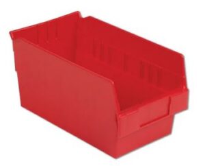 Lewis Shelf Bins 12"x6"x6" SB126-6 Red - New Surplus