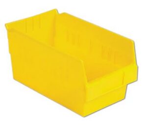 Lewis Shelf Bins 12"x6"x6" SB126-6 Yellow - New Surplus