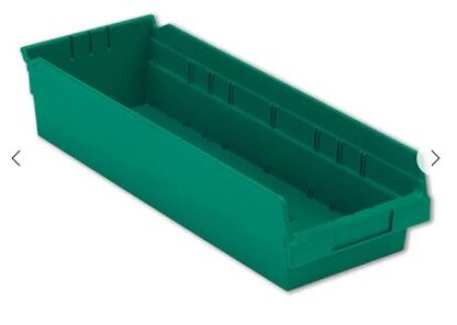 Lewis Shelf Bins 18"X6"X4" SB186-4SE Green - New Surplus