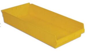 Lewis Shelf Bins 24"X11"X4" SB2411-4SE Yellow - New Surplus