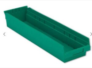 Lewis Shelf Bins 24"x6"x4" SB246-4SE Green - New Surplus