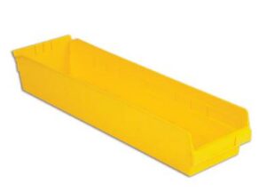 Lewis Shelf Bins 24"X6"X4" SB246-4SE Yellow - New Surplus