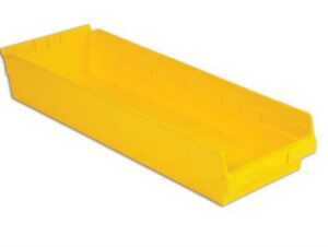 Lewis Shelf Bins 24"x8"x4" SB248-4SE Yellow - New Surplus
