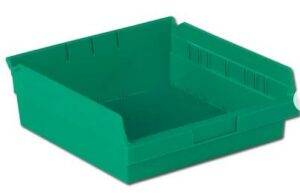 Lewis Shelf Bins 12"x11"x4" SB1211-4SE Green - New Surplus