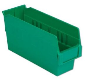 Lewis Shelf Bins 12"x4"x6" SB124-6SE Green - New Surplus