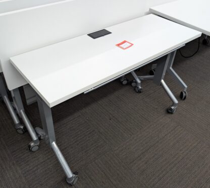 RightAngle White/Silver 4'x18" Nesting Tables - Used