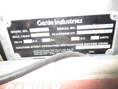Genie AWP30 Man Lift - Used - Image 3