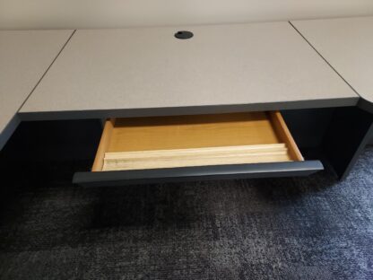 Hon 10500 Series U-Shape Desk with Boomerang Peninsula Front - Used - Image 5