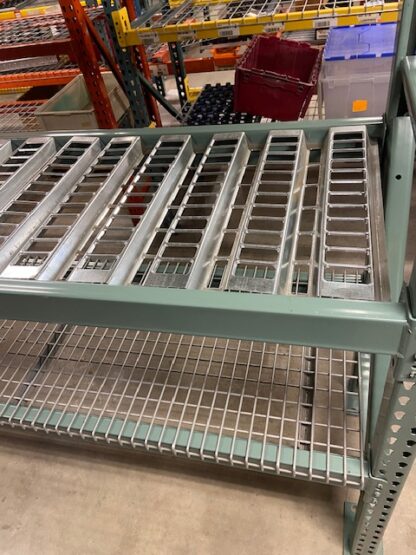 27"x 93" (11'-4" Tall) Teardrop Style Hand-Load Pallet Rack with Choice of Decking - Used - Image 11